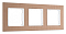 Рамка на 3 поста Arte Milano am-503.12 503.12-3.brown