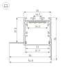 Профиль накладной Arlight LINIA32-FANTOM-EDGE-2000 056263 100_100_3087572