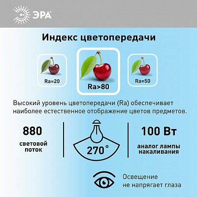 Лампа светодиодная Эра Стандарт E14 11Вт 6000K LED B35-11W-860-E14 400_400_2474057