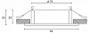 Встраиваемый светильник Hesby Lighting Breeze HSBL_0099 100_100_2039863