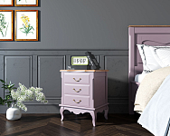 Прикроватная тумба Leontina Lavanda на три ящика арт ST9302/3L 250_100_1939581