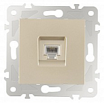 Розетка телефонная RJ-11 без рамки Arte Milano am-203 203.51-1.shampan 250_100_Array