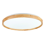 SLE201382-01 Светильник потолочный Светлое дерево/Белый LED 1*40W 3000K/4000K/6000K ДЕЛИА 250_100_2944784