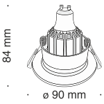 Встраиваемый светильник Technical DL041-01B 250_100_3245616