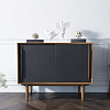 Комод "Bruni Black" две дверки арт BR25Black 100_100_1934548