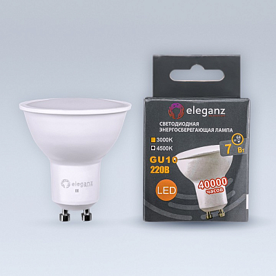 Лампа светодиодная Eleganz  GU10 7Вт 4500K 1321 400_400_2046665