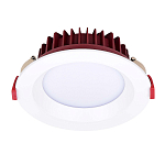 ST752.538.07 Св-к встр. Белый LED 1*7W 3000K 560Lm Ra80 100° IP44 D115xH47 100-240V Встраиваемые светильники 250_100_2945595