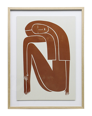 Интерьерный постер Figure Brown 400_400_2846176