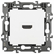 Розетка HDMI без рамки Эра Эра 12 12-3114-01М 500_191_2395477