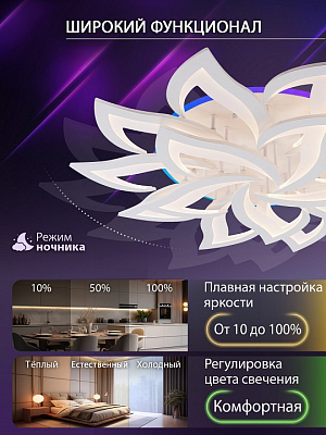 Потолочная люстра Natali Kovaltseva OLIMP LED LAMPS 81437 400_400_2473252