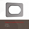 Рамка для двойной розетки Arte Milano am-502.07 502.07-double.grey 100_100_2168198