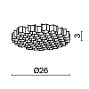 Комплектующие для светильника Technical HoneyComb-D26 100_100_826474