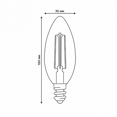 Лампа светодиодная Uniel OPTIMA DIM E14 6Вт 3000K UL-00009241 400_400_2683776