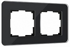 Рамка на 2 поста Werkel Elite (черный, стекло) W0022448 250_100_Array