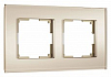 Рамка на 2 поста Werkel Senso (шампань, стекло soft-touch) W0023111 100_100_2297094