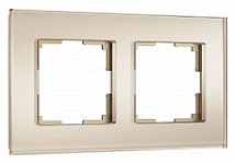 Рамка на 2 поста Werkel Senso (шампань, стекло soft-touch) W0023111 250_100_Array