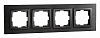 Рамка на 4 поста Mono Electric Style Aluminium 107-820000-163 100_100_2162820