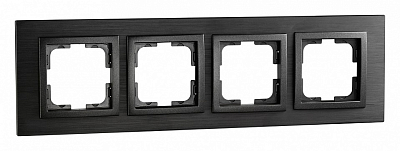 Рамка на 4 поста Mono Electric Style Aluminium 107-820000-163 400_400_2162820
