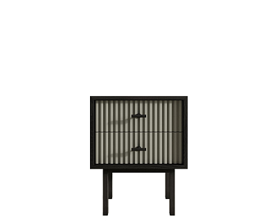 Тумбочка с двумя ящиками "Emerson" арт EM16/gray/L 400_400_1929412