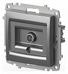 ТВ-розетка проходная без рамки Elbi Eleсtriс Zena Vega 609-011000-272 250_100_Array