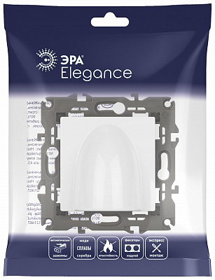 Розетка для вывод кабеля без рамки Эра Эра Elegance 14-6003-01 400_400_2401534