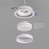 Встраиваемый светильник Denkirs FLAT DK2090-WH 100_100_3149460