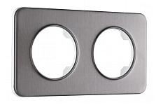 Рамка на 2 поста Arte Milano am-502.07 502.07-2.grey 250_100_Array