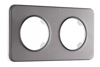 Рамка на 2 поста Arte Milano am-502.07 502.07-2.grey 400_400_2302912