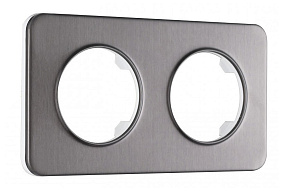 Рамка на 2 поста Arte Milano am-502.07 502.07-2.grey 500_191_2302912