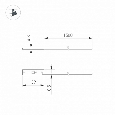 Токопровод концевой Arlight MAG-MICROCOSM 043052 400_400_2630161