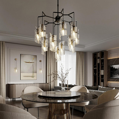 Люстра на штанге Odeon Light Fusilli 5439/13 400_400_1731063