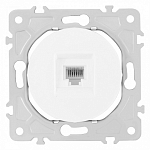 Розетка телефонная RJ-11 без рамки Arte Milano am-202 202.51-1.white 250_100_2166106