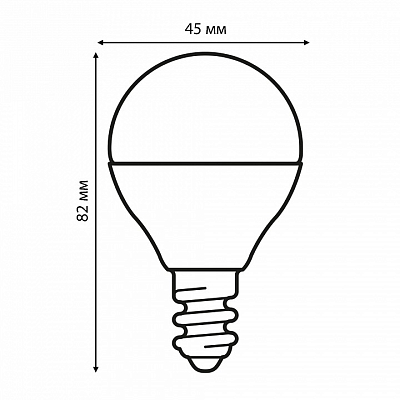 Лампа светодиодная Volpe OPTIMA DIM E14 6Вт 4000K UL-00009230 400_400_2683961