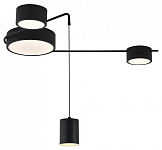 Потолочная люстра Indigo Modulo 14028/4С Black 250_100_Array