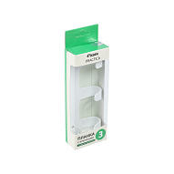 Планка 3 крючка Fixsen, FX-805W-3, белый 500_191_2913386
