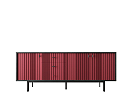 Комод с тремя дверками и тремя ящиками "Emerson" арт EM07/red/L 250_100_Array