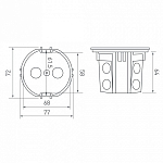 Подрозетник Arlight RMB 044895 250_100_1602542