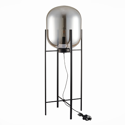 SL1050.725.01 Торшер ST-Luce Черный/Дымчатый E27 1*40W (из 2-х коробок) БУРАСКА 400_400_2951706