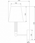 Бра Eurosvet Conso 60145/1 хром 250_100_1812373