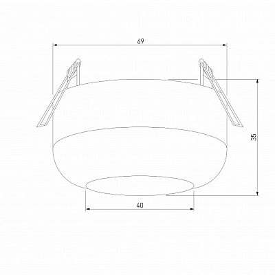 Встраиваемый светильник Elektrostandard Onde a064201 400_400_3150209