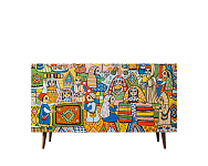 Комод "Berber" с двумя дверками и ящиками принт 1 арт BB17/Print_01 250_100_1930548