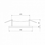 Встраиваемый светильник Elektrostandard Solar a053344 250_100_3150074