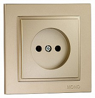 Розетка без заземления Mono Electric Despina 102-222222-116 500_191_2301550