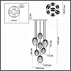 Подвесная люстра Odeon Light Mussels 5038/7 100_100_1728538