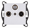 ТВ-розетка и SAT-розетка оконечная без рамки Kollinger  REA-036WH 100_100_3123503