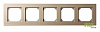 Рамка на 5 постов LIREGUS EPSILON 28-3225 100_100_2311618