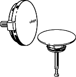 735883 Multiplex Visign M5 комплект накладок к сливу-переливу Multiplex, модель 6162.01, белый 250_100_2407013
