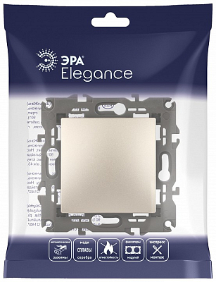 Переключатель одноклавишный без рамки Эра Эра Elegance 14-1103-04 400_400_2400190