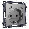 Розетка с заземлением и 2хUSB type C, без рамки Ambrella Volt ALFA MA510510 100_100_3231029