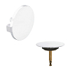 735883 Multiplex Visign M5 комплект накладок к сливу-переливу Multiplex, модель 6162.01, белый 100_100_3224564